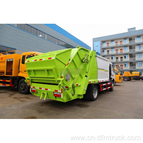 Compression garbage truck garbage bin collection lorry